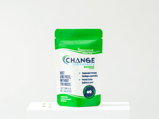 1-Month Spearmint Toothpaste Tablets With Fluoride
